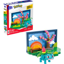 Ensemble de construction de scne de parc Pokmon avec 1 figurine d'action (220 pices) pour enfants par MEGA