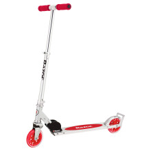 Razor A3 Kick Scooter fr barn - Strre hjul Framfjdring Wheelie Bar Lttvikts hopfllbart och justerbart styre