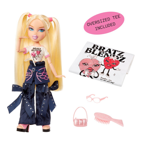Bratz Boneca Bratz Stylin' Cloe com Camiseta Personalizável e Acessórios 1
