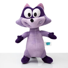 ANDELSK STUDIO | Tuttle Twins Derek Plushie | Mekk plyov hracka | Jasne fialov mval | 13 Vycpan postava