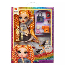 Rainbow High Sparkle & Shine Fashion Dolls- Clementine (Orange)