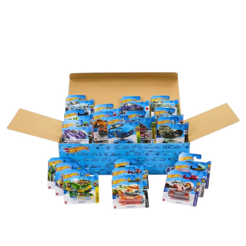 Hot Wheels Hot Wheels 60-Pack Die-Cast Auto Collectie Set, Assorted Voertuigen 1