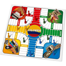 PARQUES Colombiano para 2 a 4 Jugadores Colombian Parques Board Game Parchs Board Game Juegos De Mesa para Adultos Productos Colombianos Colombi
