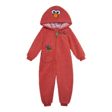 Fantasia de Cosplay para Meninos Elmo da Rua Sésamo, Vermelho, 3T