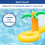 Giant Inflatable Palm Tree Volleyball Net Set met Bal - 12 ft Lang 5