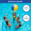 Giant Inflatable Palm Tree Volleyball Net Set met Bal - 12 ft Lang 3