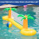 Giant Inflatable Palm Tree Volleyball Net Set met Bal - 12 ft Lang 2