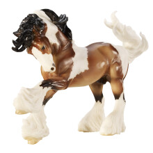 Breyer Serie tradizionale Gypsy Vanner | Giocattolo modello cavallo | 13"""" x 8,5"""" | Scala 1:9 | Modello n. 1497