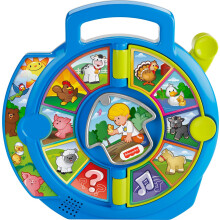 Fisher-Price Little People Sm?b?rn L?rende Leget?j Dyrenes verden Se N Say med musik og lyde for alderen 18+ m?neder