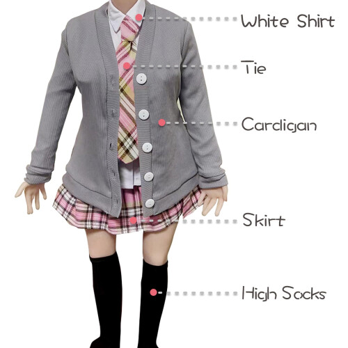 Roupas para Bonecas xinXbabe para Bonecas de 32 polegadas 80cm Uniforme Escolar 1