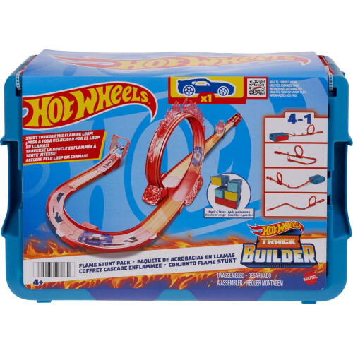 Hot Wheels Mattel Hot Wheels Track Builder Flame Stunt Pack Toys