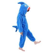 LOLANTA Fantasia de Tubarão para Meninos e Meninas, Macacão Infantil para Festas (Azul, 2-3 anos)