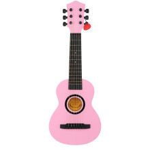 23-Zoll-Akustikgitarre fr Kinder, 6-saitige Spielzeuggitarre  realistische Stahlsaiten  Anfnger ben erstes Musikinstrument fr Kinder und Kl