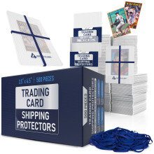 Premium Bundle Versandprotektor für Trading Cards mit Gummibändern