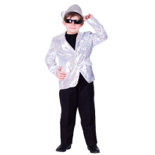 Casaco de Lantejoulas Dress Up America para Crianças - Blazer de Festa com Lantejoulas