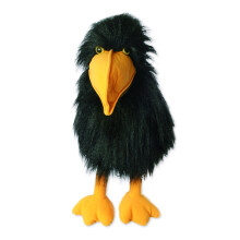 The Puppet Company Grote Vogels Kraai Handpop 16 inch