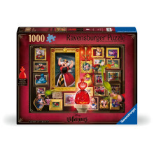 Ravensburger Disney Villainous: Hartenkoningin en beeldje 1000-delige puzzel voor volwassenen - 12001111 - Handgemaakt gereedschap Gemaakt in Duitsla