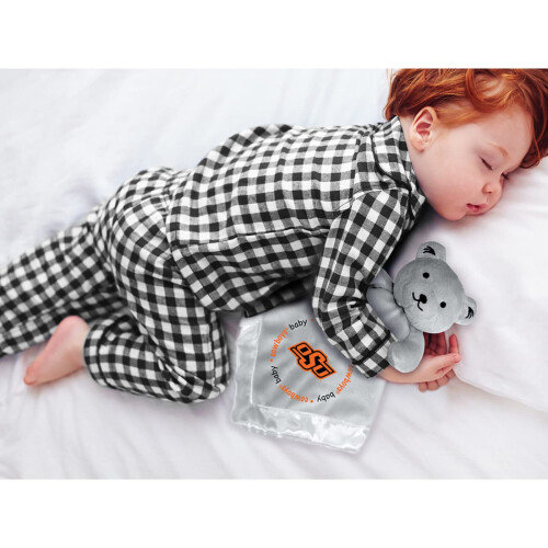 Baby Fanatic NCAA Oklahoma State Cowboys Security Bear Decke, Einheitsgre, Grau 2