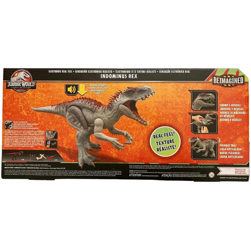 MAGNETOE Jurassic Real Feel Indominus Rex, Dinosaur Action Figur 1