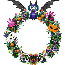 LEGO 40825 Halloween Kranz, Spielzeugbausteine, Jungen, Mädchen, Halloween, Ab 12 Jahren, Authentisches Produkt