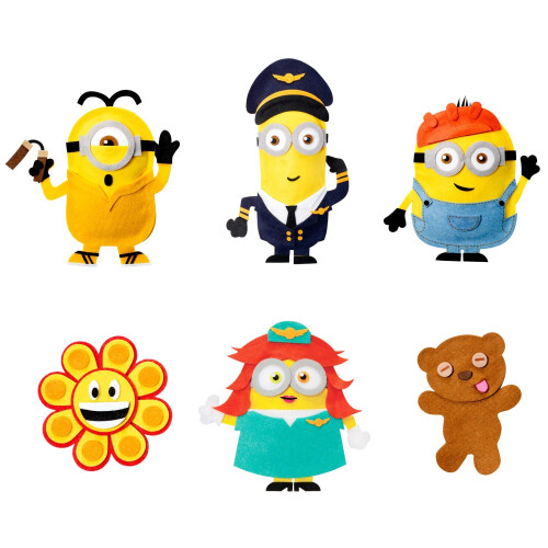 Mattel Mattel Minions: El ascenso de Gru Mini-Plushies Kit 1