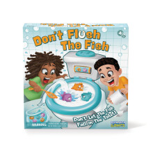 PlayMonster Dont Flush The Fish Game - Hand-Eye Coordination Strategy Brdspel fr familjespelskvll fr barn och vuxna Enkel montering Multiplay