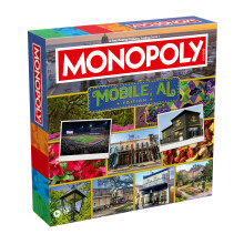 Monopoly Board Game - Mobile, AL Edition: 2-6 Players Family Board Games for Kids and Adults, Board Games for Kids 8 and Up, Great for Game Night