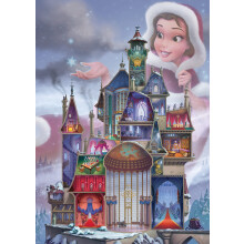 Puzzle 1000 Teile Ravensburger - Collection Schloss der Disney-Prinzessinnen - Einzigartige Farbgebung