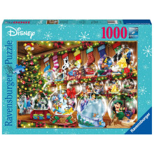 Ravensburger Disney Sněhové Koule Puzzle - 1000 Dílků, Pro Dospělé | Unikátní Softclick Technika | Živé a Matné