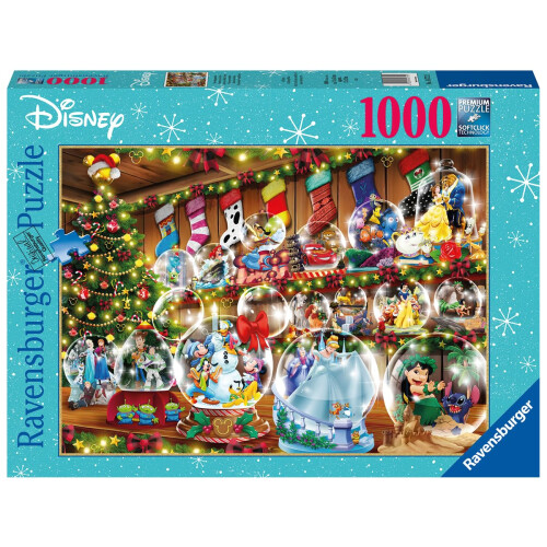 Ravensburger Ravensburger Disney Snow Globes Παζλ - 1000 Τεμάχια, Φιλικό για Ενήλικες | Μοναδική Τεχνολογία Softclick