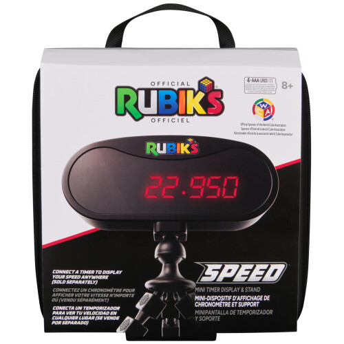 Mini display timer e supporto per cubo di Rubik, include custodia, dispositivo di visualizzazione trasparente e supporto regolabile per esercizi