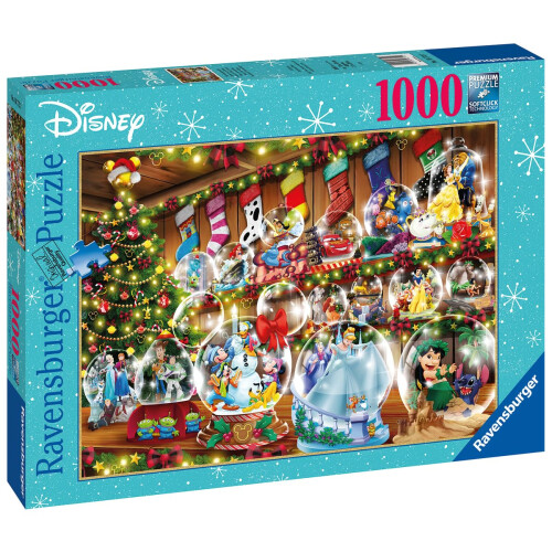 Ravensburger Ravensburger Disney Snow Globes Παζλ - 1000 Τεμάχια, Φιλικό για Ενήλικες | Μοναδική Τεχνολογία Softclick 1