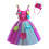 Fantasia de Docinho para Meninas de 4 a 5 Anos com Saia Arco-Íris e Tiara 1