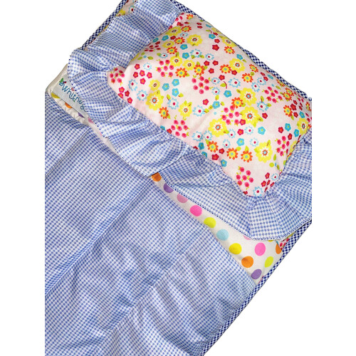 Conjunto de Cama para Boneca Whitney - Almofada, Cobertor, Colcha para Boneca Americana 2
