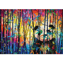Wonder Forge Peekaboo Panda Puzzle da 1000 pezzi per adulti | Pezzi unici e perfettamente aderenti | Immagini divertenti e vivaci | Esclusiva Ama