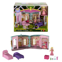Mattel Universal Pictures Wicked So Popular Dorm Small Doll Playset with 3 Play Spaces & 9 Accessories Inspired by The Movie - Board Game