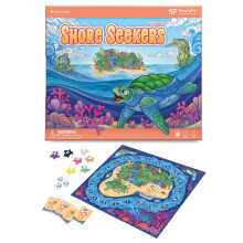 SimplyFun Shore Seekers - A Fun and Interactive Math Board Game for Kids - Practice Addition and Multiplication Skills - Math Game for Kids, 2 to 7 Pl