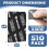 Ding Defend 510-Pack Protetores de Cartões - 3.5 x 4.5 Polegadas, Suprimentos de Envio em Preto 5