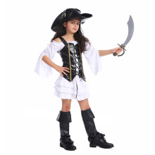 PGOND Costume da pirata per ragazze carine per Halloween (M-7-9A)