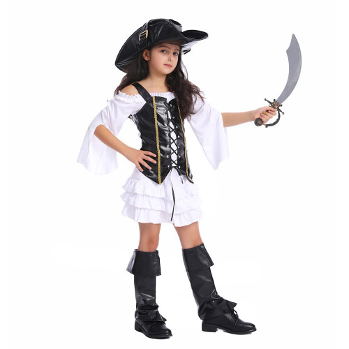 Halloweensk kostm pro roztomil pirtsk dvky PGOND (M-7-9Y)