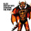 Costume da drago Morph Lava per ragazzi M 4