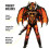 Costume da drago Morph Lava per ragazzi M 2