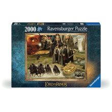Puzzle 2000 palasta Ravensburger - Lähteä Yksinäiseen vuoreen / Taru sormusten herrasta - Sarjakuvat ja animaatiot