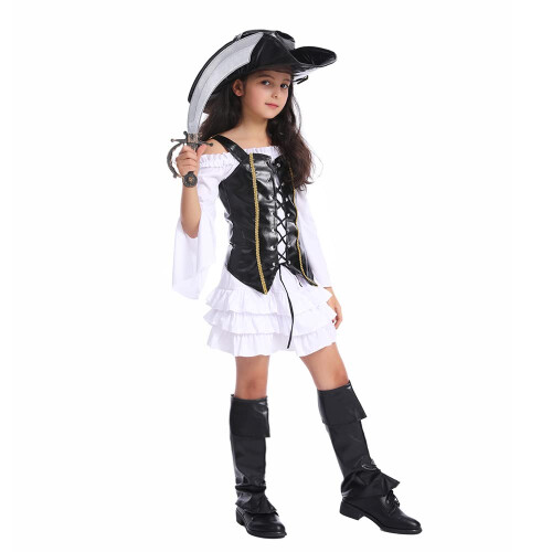 Halloweensk kostm pro roztomil pirtsk dvky PGOND (M-7-9Y) 2
