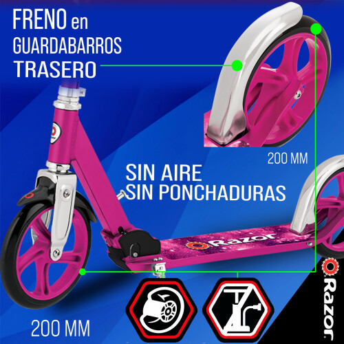 Razor Razor A5 LUX Step - Roze - FFP 38,6 Inch 2