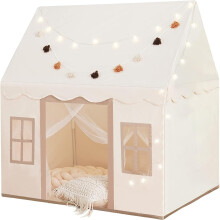 Tenda da Gioco con Tappetino Star Light Casetta da Gioco per Bambini Grande con Finestre Facile da Lavare Tende da Gioco per Interni ed Esterni p