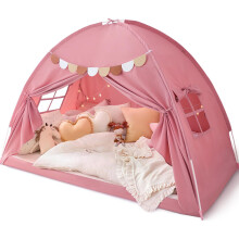 Bedtent Twin Bed Canopy voor kinderen Meisjestenten Draagbare slaaptenten voor peuters Binnen Roze stapelbed Luifel Speelhuisje voor Twin Size Bed