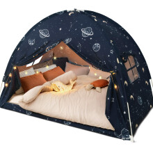 Tenda da letto Baldacchino da gioco a tutto spazio per bambini Ragazzi Baldacchino da letto per bambini Full Size Galaxy Dome Tende per ragazzi D