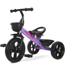 RIDYEE Triciclo para Crianças de 1,5 a 5 Anos, Estável com Base Larga, Para Idades 2-4 Anos, com Armazenamento Duplo