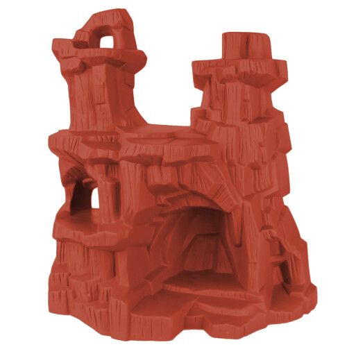 TimMee Battle Mountain Scenery - Rustr?d figurvisning og legeterr?n US lavet